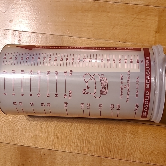 Pampered Chef Kitchen Pampered Chef 2225 Measure All 2 Cup Wet Dry